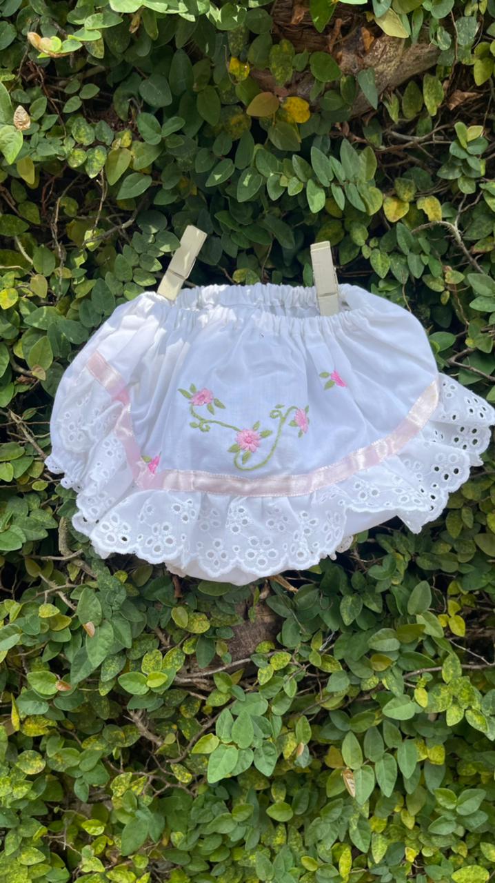 blossom embroidery baby panty