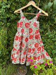 Botanical - Sleeveless Button Down Dress for Girls