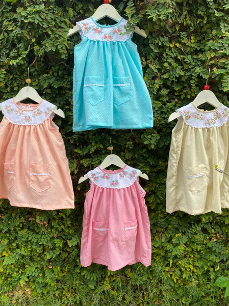 classic embroidered baby dresses 