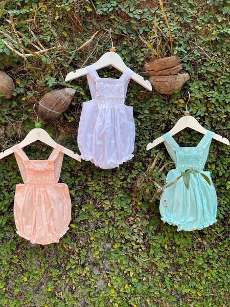 Cotton Summer Rompers n Pastel Shades