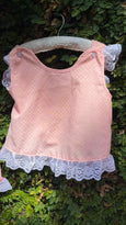 Cross Back Lacy Lucy Frill Baby Dress