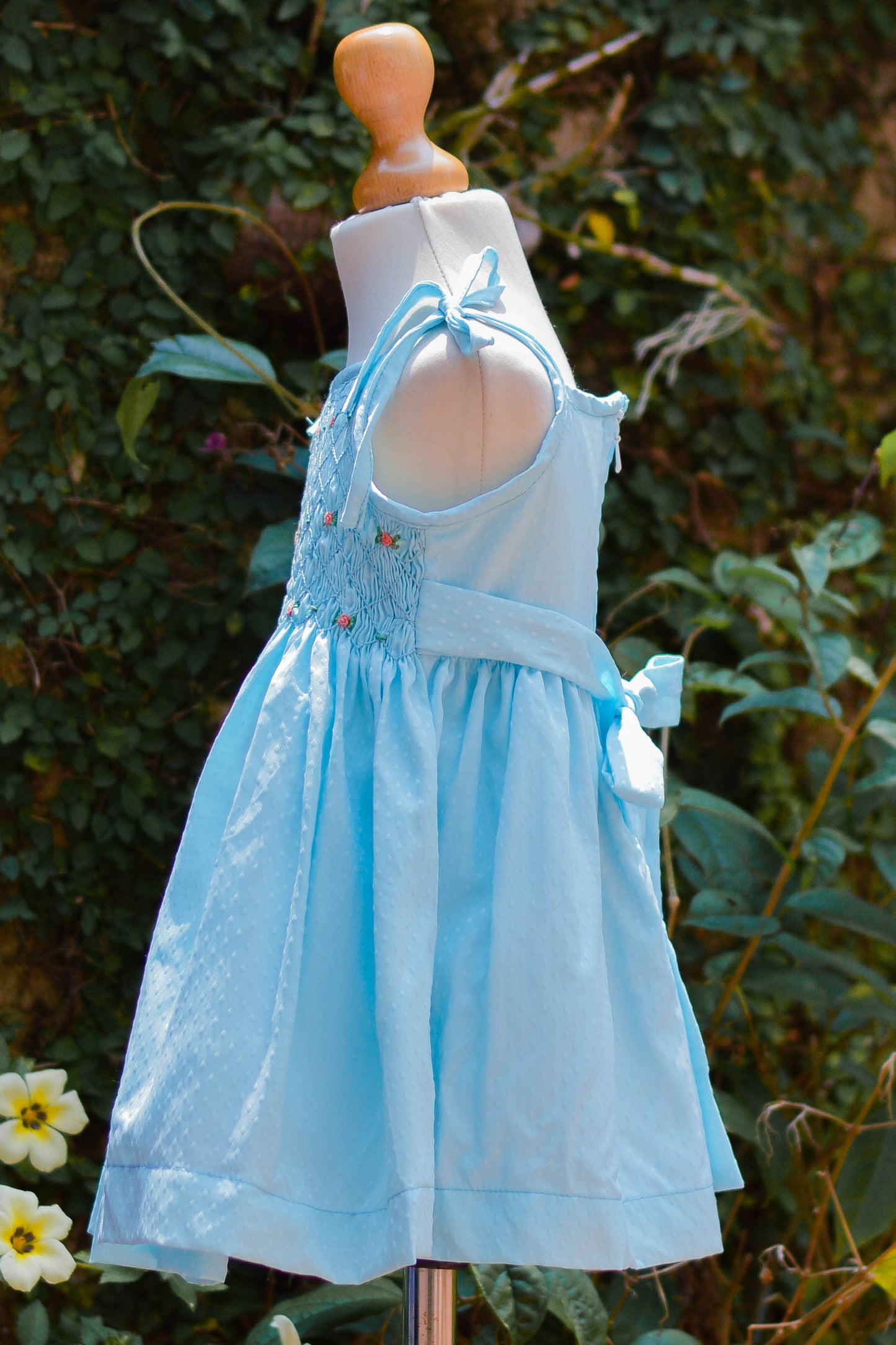 SUMMER FUN SMOCKED YOKE DRESS