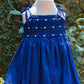 SUMMER FUN SMOCKED YOKE DRESS