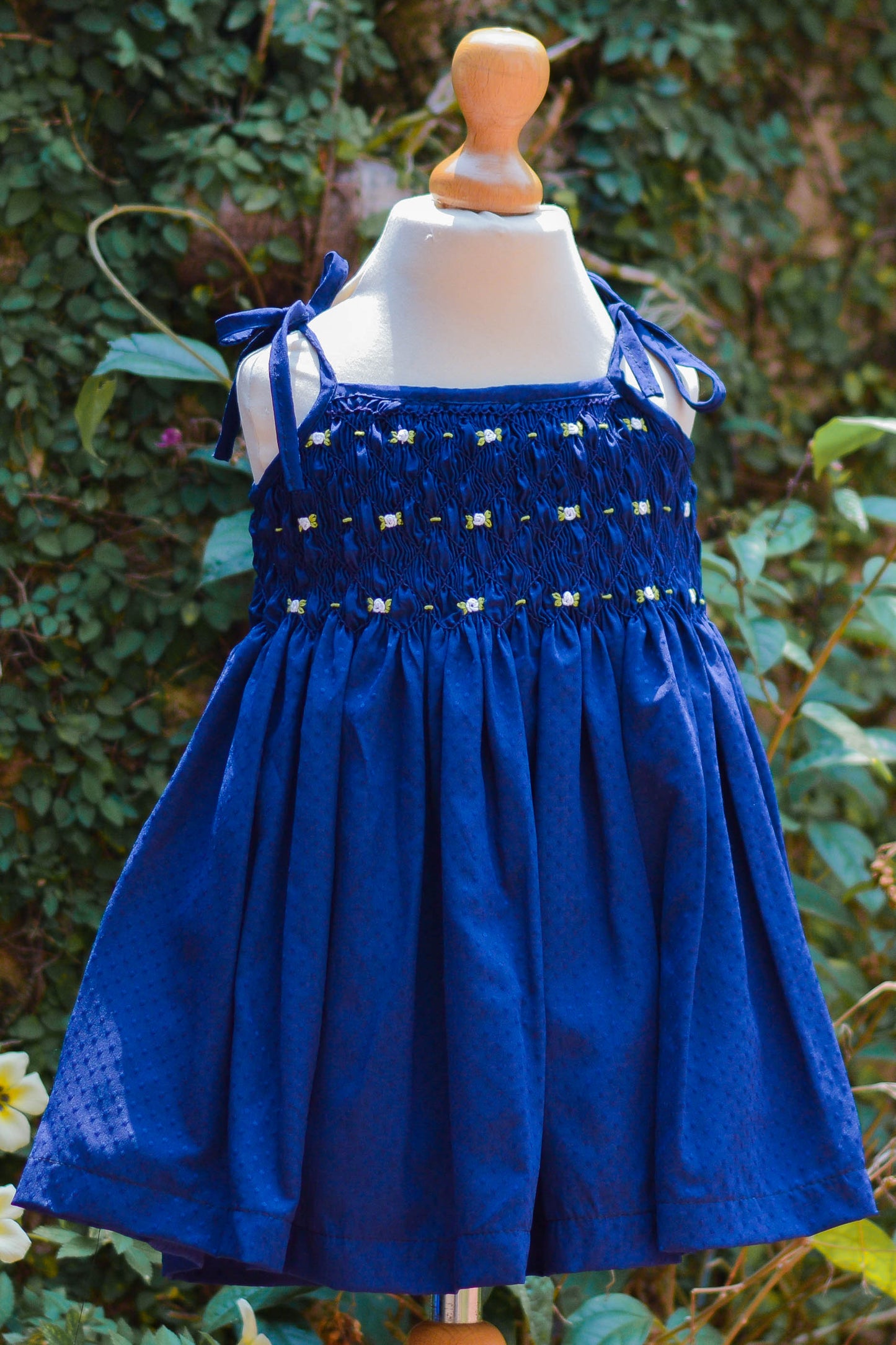 SUMMER FUN SMOCKED YOKE DRESS