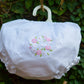 embroidered flowers diaper cover