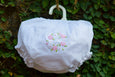 embroidered flowers diaper cover