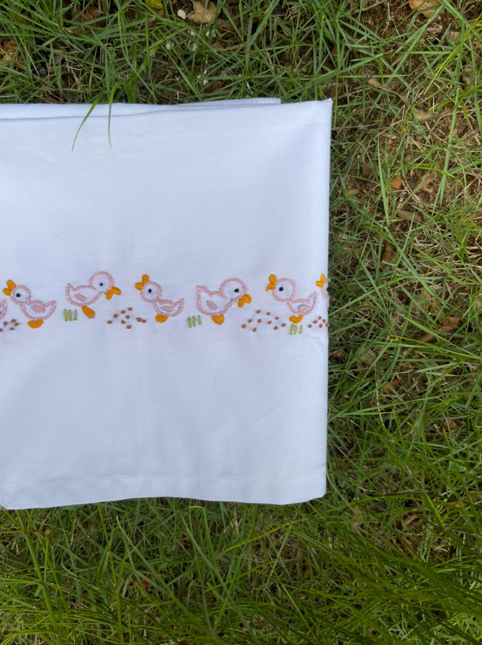 Ducks in Holiday - Small Cotton Sheet