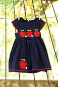 An Appliqued Apple Dress