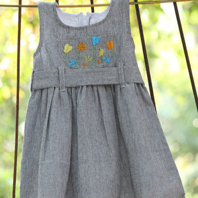 Butterflies flowers dress
