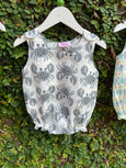 Cheerful Block Print Baby Romper