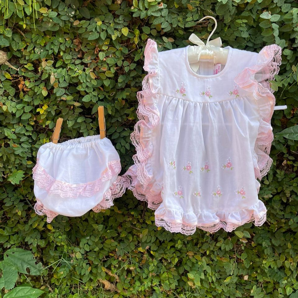 Comfy Pinny Set with Side Ties