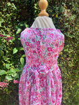 Ditsy Floral Print  Summer Smock Dress