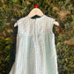 Hand Embroidered High Yoke Gingham Dress