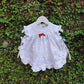 embroidered fabric baby dress