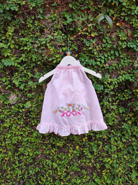 elegant pink baby dress