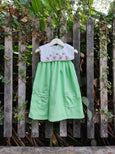 Vibrant Hand Embroidered Baby Dress