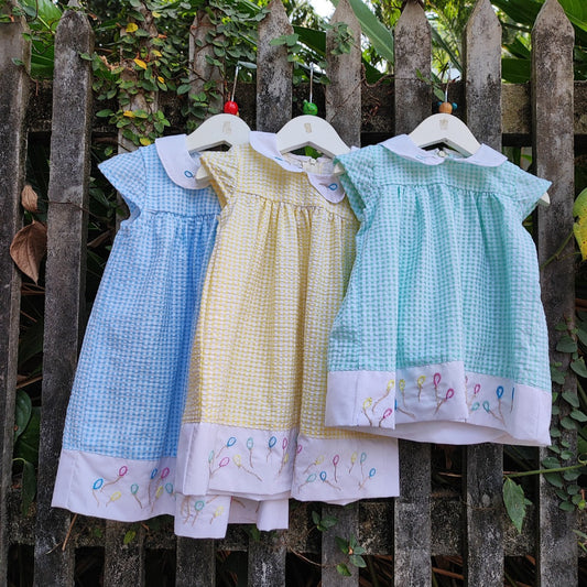 summer cool embroidered baby dress