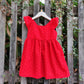 Simple Embroidered Fabric Cotton Baby Dress