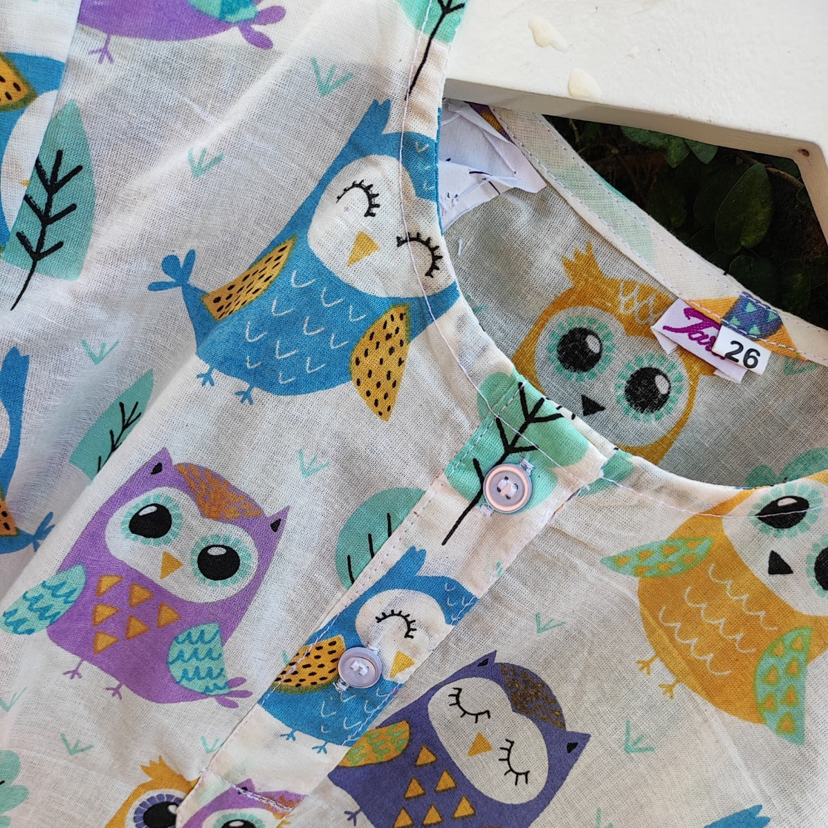 Sleepy Little Owl Kids Cotton Nightwear