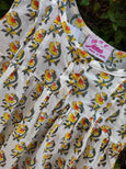 Colourful Floral Block Print Cotton Nightwear