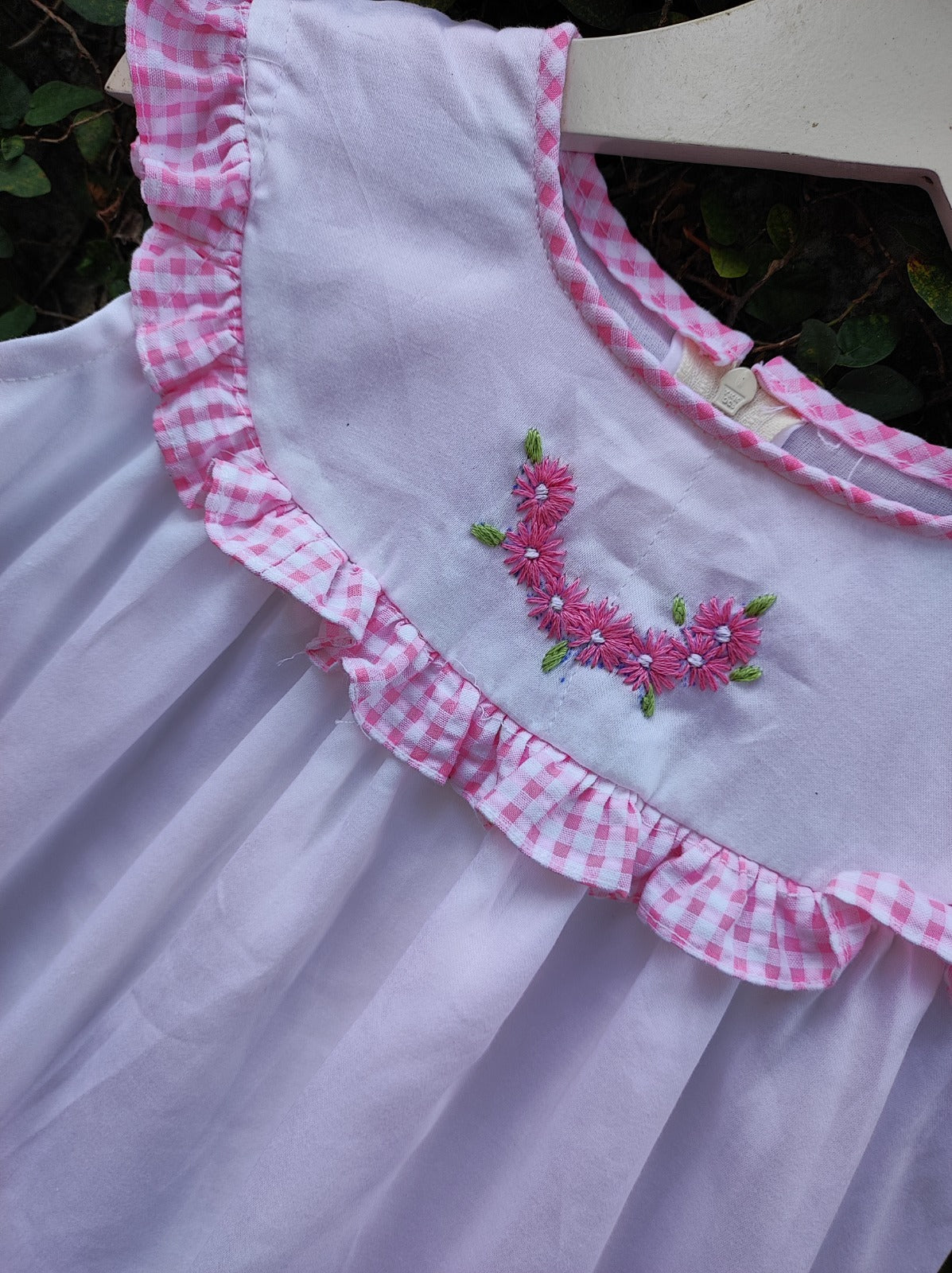 Hand Embroidered HighYoke Baby Dress