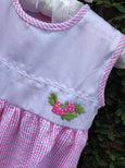 Hand Embroidered High Yoke Baby Frock