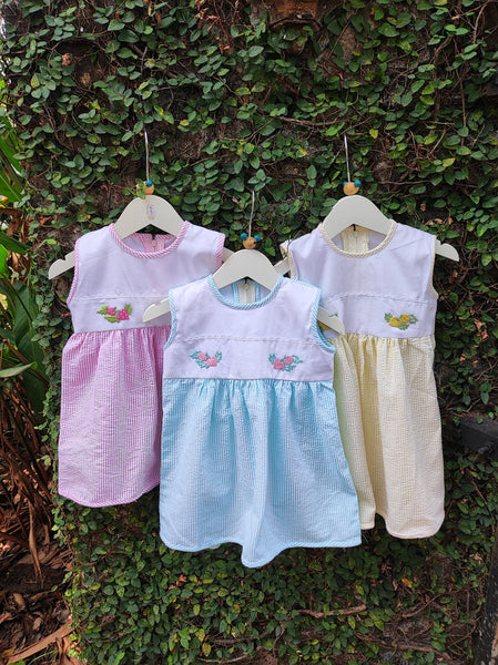 embroidered baby frock