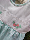 Hand Embroidered High Yoke Baby Frock