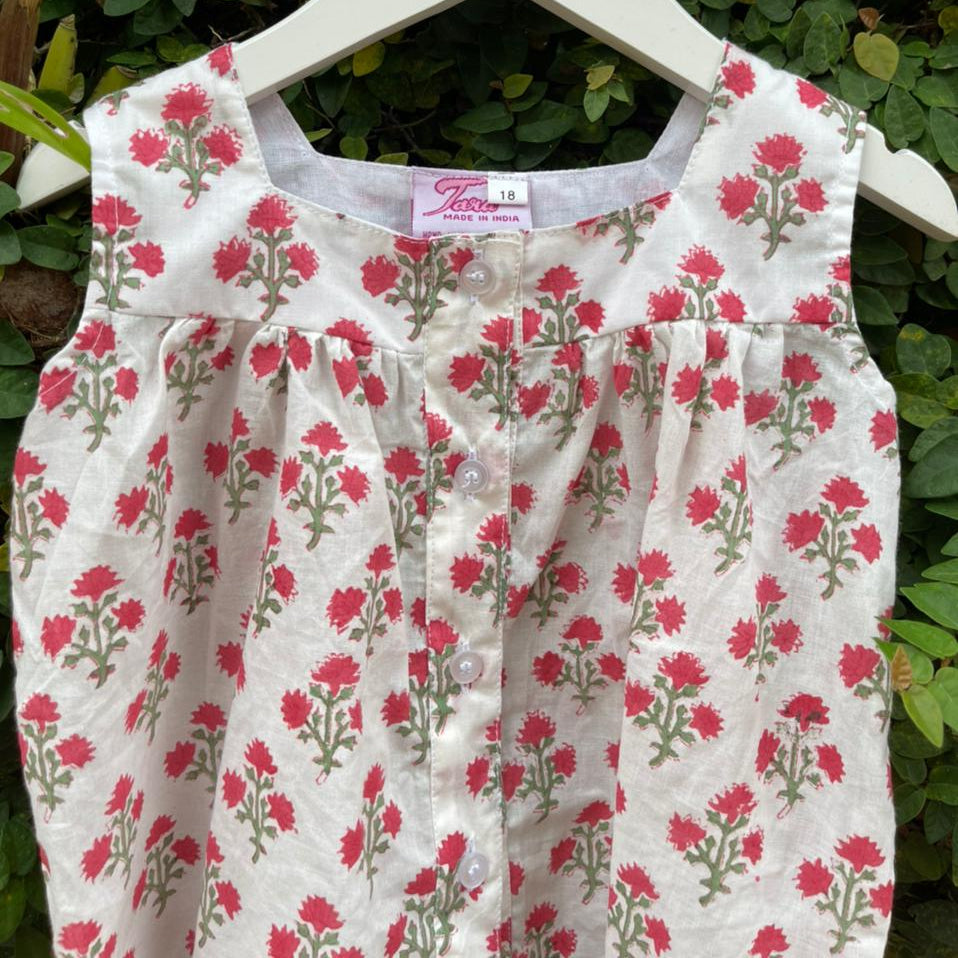 Little Cherry Cheer Pyjama Set for Girls