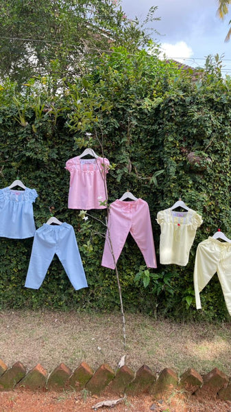 pastel pyjama set