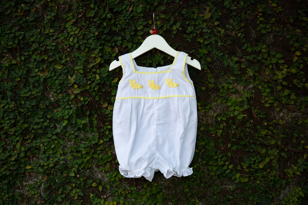 hand embroidered baby rompers