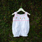Pretty Hand Embroidered Balloon Rompers
