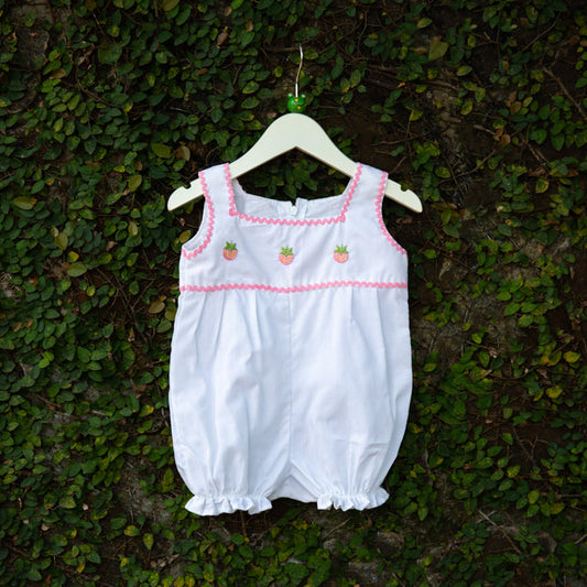 Pretty Hand Embroidered Balloon Rompers