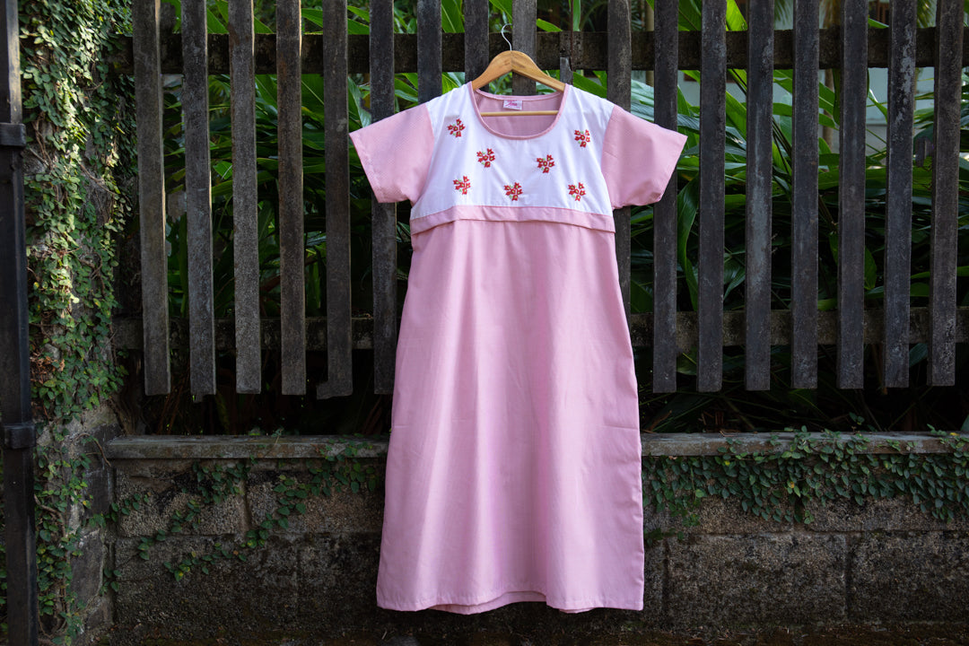 Pretty Hand Embroidered Ladies Dress