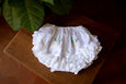 Classy Embroidered Lace Frill Baby Diaper Cover