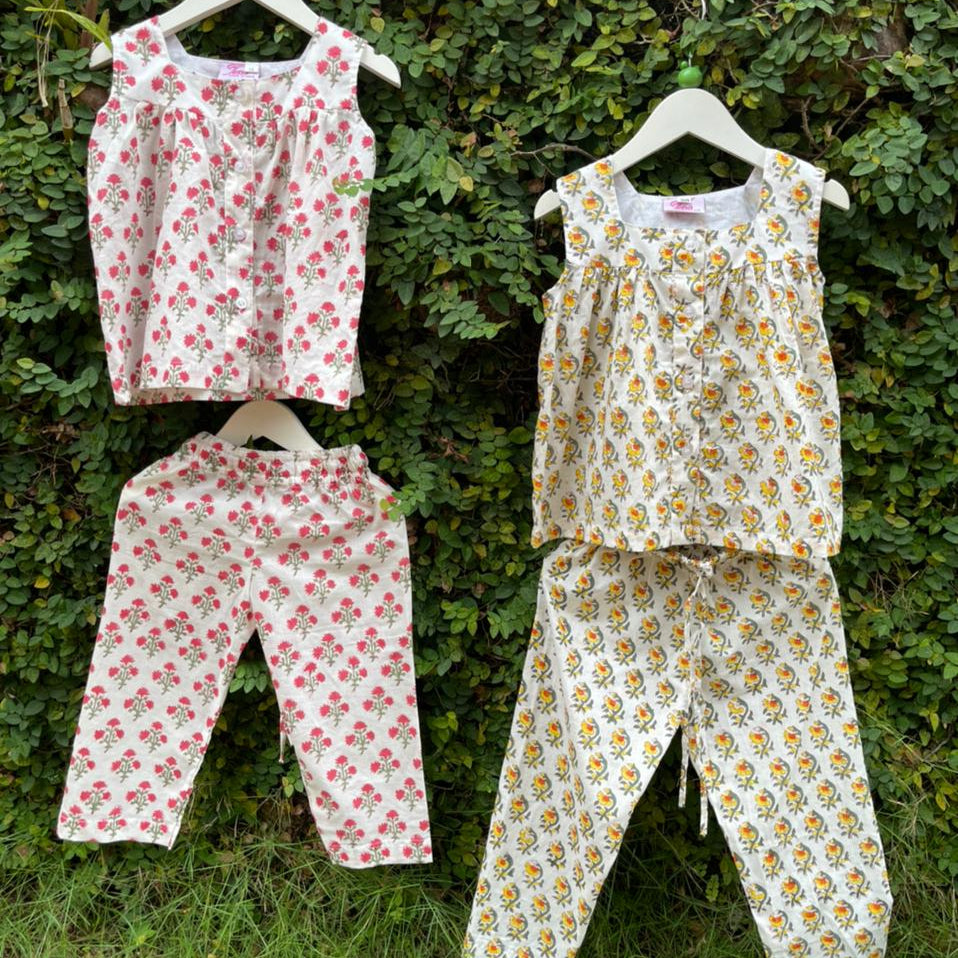 Little Cherry Cheer Pyjama Set for Girls