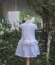 STRAWBERRY VANILLA CREAM WHITE DRESS