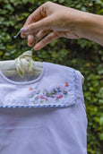 EMBROIDERED SQUIRREL IN GARDEN BOYS SUIT