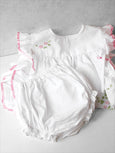 Geranium (White) Frills & Fun Dress Set