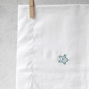 Green Starfish Pillow Case